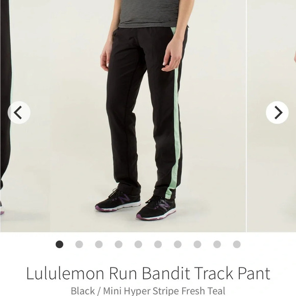 Size 4 Lululemon run bandit  track pants - Picture 2 of 5